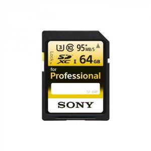 Sony 64GB Professional Memory SD Card 95MB/90MB's UHS-3