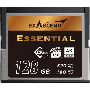 Exascend 128GB CFX Series CFast 2.0 Memory Card