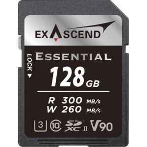 Exascend 128GB Essential UHS-II SDXC Memory Card