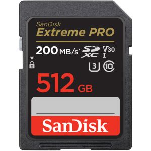 Sandisk Extreme Pro SDXC UHS-I SD 512GB 200 MB/s