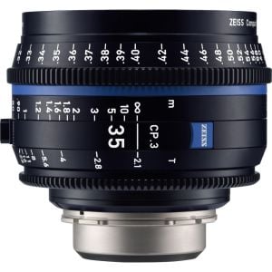 ZEISS CP.3 35mm T2.1 Compact Prime Lens (Canon EF Mount, Meters)