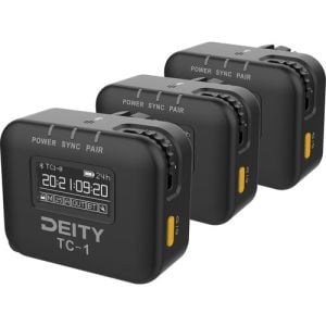 Deity Microphones TC-1 Wireless Timecode Generator Box 3-Pack Kit (Bluetooth, 2.4 GHz)