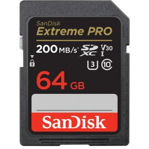 Sandisk Extreme Pro SDXC UHS-I SD 64GB 200 MB/s