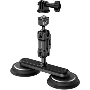 SmallRig Dual Magnetic Suction Cup with Magic Arm Mounting Support Kit for Action Cameras