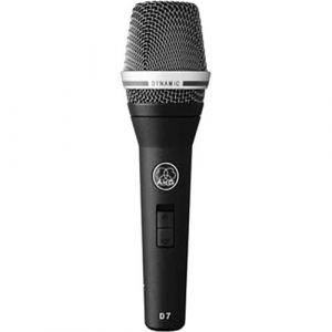 AKG D7 S Reference Handheld Dynamic Vocal Microphone with On/Off Switch