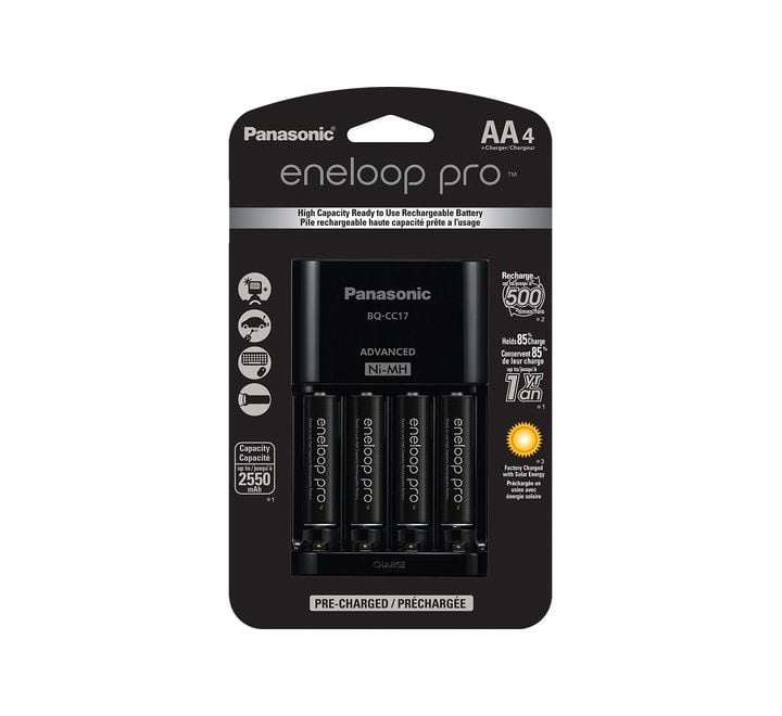 Buy Panasonic Eneloop Pro Rechargeable AA Ni-MH Batteries with
