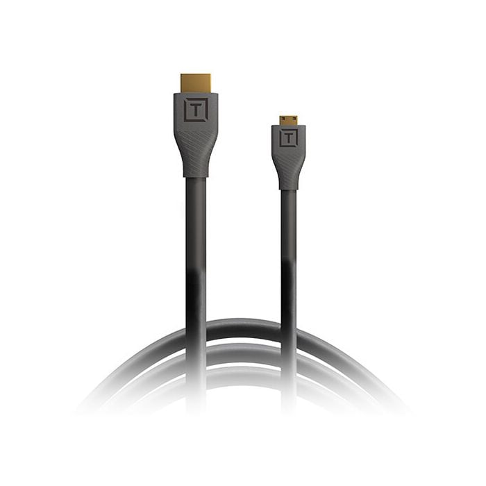 Tether Tools TetherPro Micro-HDMI to HDMI Cable with Ethernet (Black, 15')
