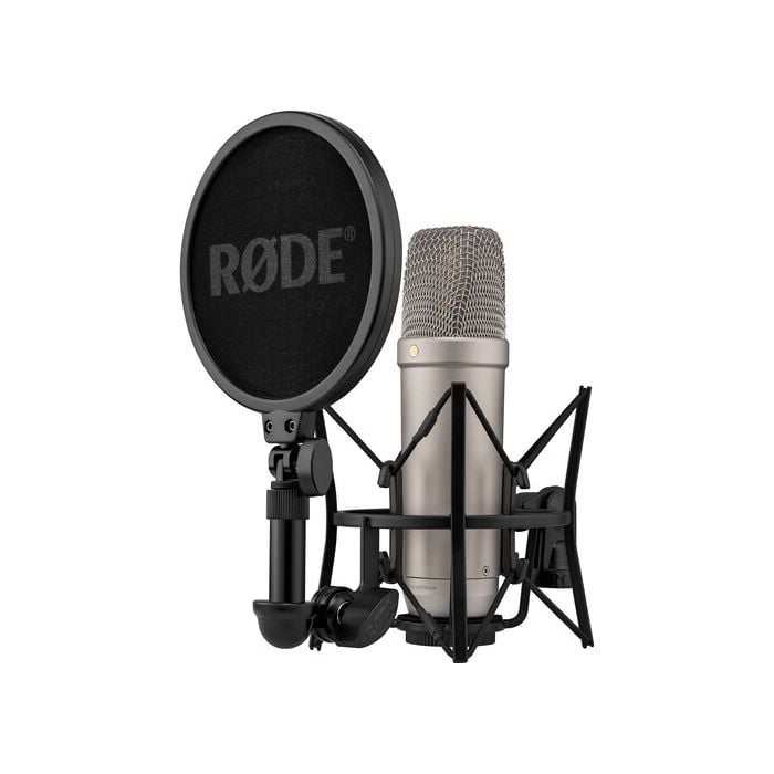 RODE NT1 5th Generation Large-Diaphragm Cardioid Condenser XLR/USB Microphone (Silver)