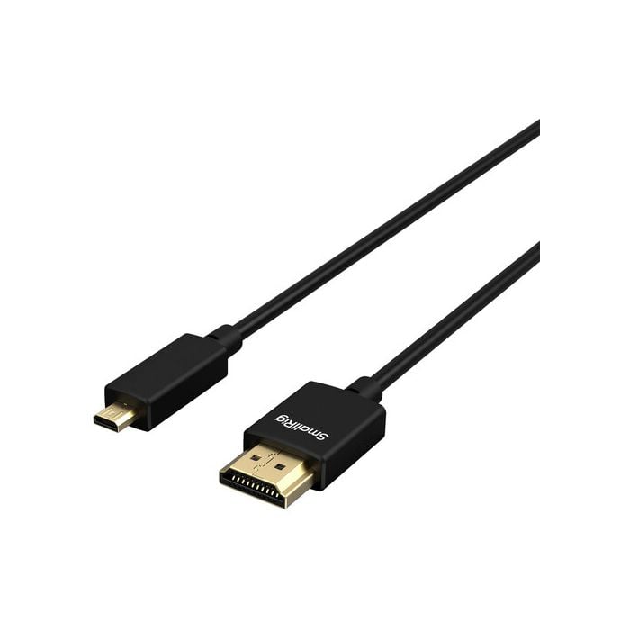 SMALLRIG ULTRA SLIM 4K Micro HDMI to Full HDMI CABLE (D to A) 100cm 4795