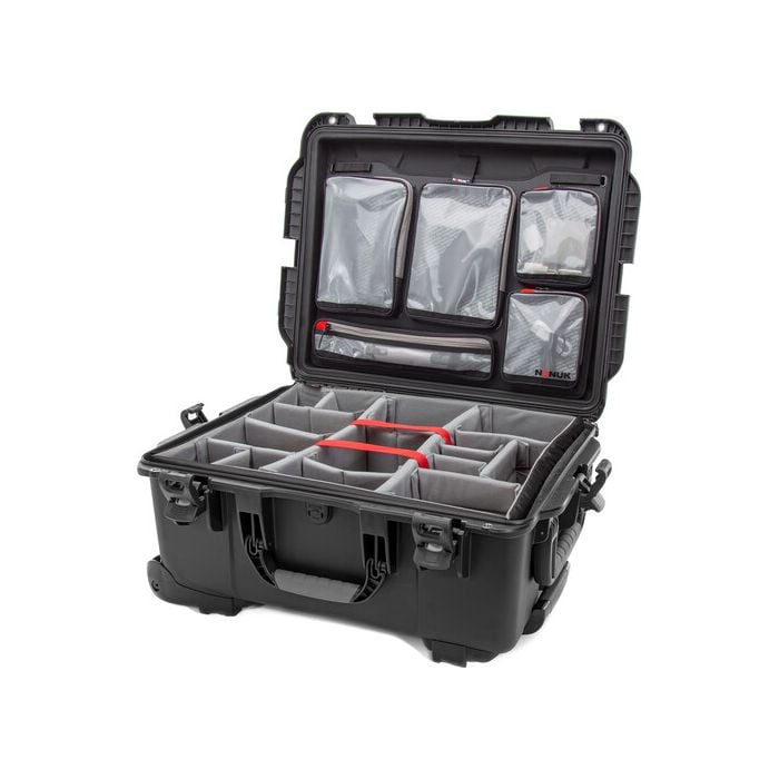 Nanuk 955 Wheeled Hard Camera Case Pro Photo Kit (Black, 62.5L)