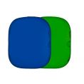 Lastolite Chromakey Collapsible Background - 5x6'(1.5 x 1.8M) - Blue/Green