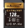 Exascend 128GB Catalyst UHS-II SDXC V60 Memory Card (V60) EX128GSDV60