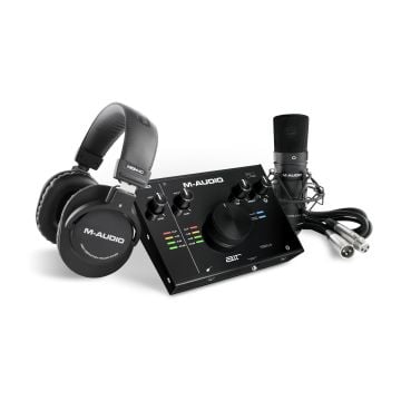 M-Audio Air 192 | 4 Vocal Studio Pro Pack with, Mic, Headphones