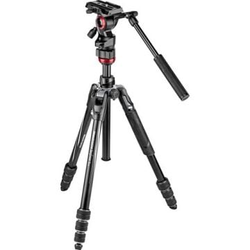 Manfrotto Befree Live Aluminum Video Tripod Kit With Twist Leg Locks