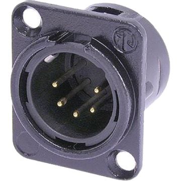 Neutrik Male XLR Receptacle Connector (5-Pole)