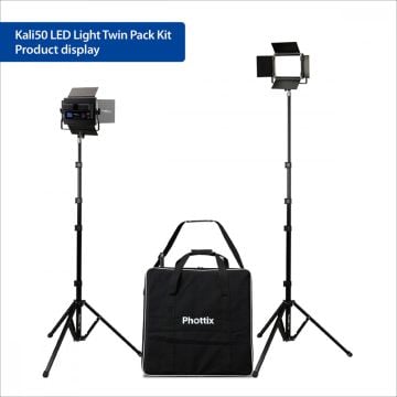 PHOTTIX KALI 50 STUDIO TWIN KIT SET
