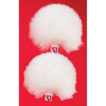 Rycote White Ristretto Lavalier Windjammer – Pair