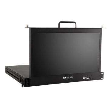 SEETEC 17.3 Inch 1RU Pull Out Rack Mount Monitor Full HD 1920x1080 SC173-HD-56