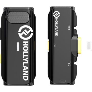 Hollyland LARK C1 SOLO Wireless Microphone System with Lightning Connector for iOS Devices (Black, 2.4 GHz)