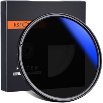 K&F Concept ND2-ND400 Blue Multi-Coated Variable ND Filter (67mm)