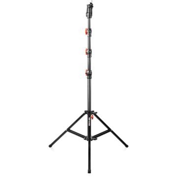 SHAPE Aluminum Triple Riser Combo Stand (Black, 14.7')