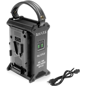 SHAPE FULL PLAY Dual V-Mount 100W Fast Charger with LCD