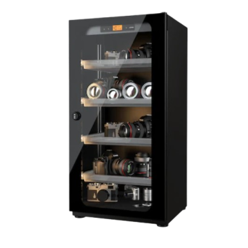 Lenthem DT-105D 108L Auto-Dehumidifier Digital Dry Cabinet (Black)