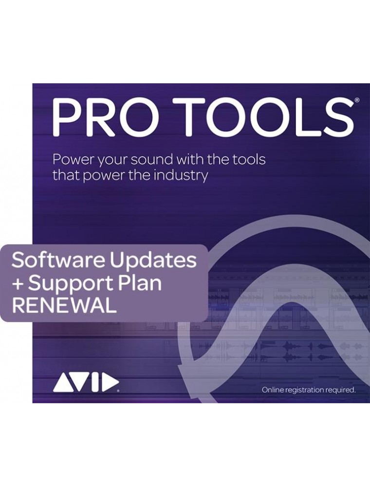 Avid 1-Year Updates + Support RENEWAL For Pro Tools