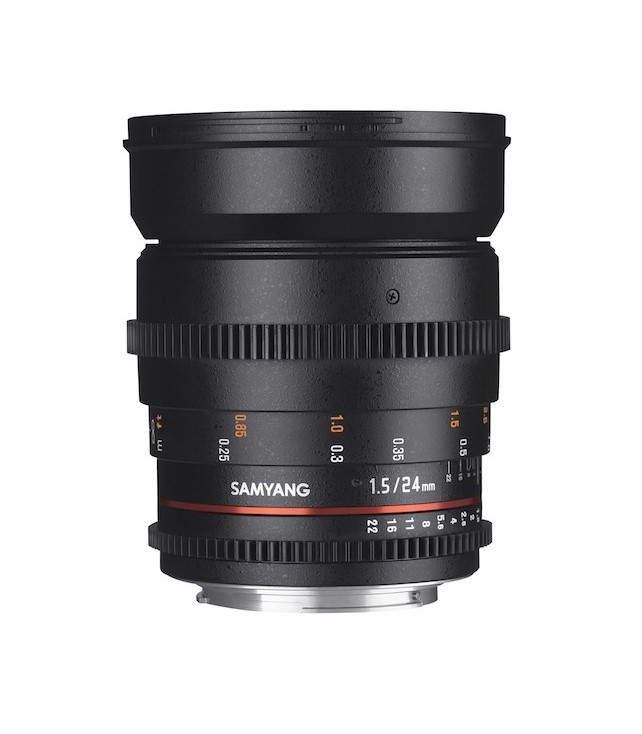 SAMYANG 24mm T1.5 ED AS IF UMC VDSLR II Lens For Canon EF Mount
