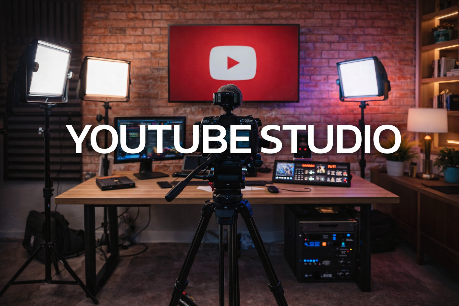 YouTube studio setup