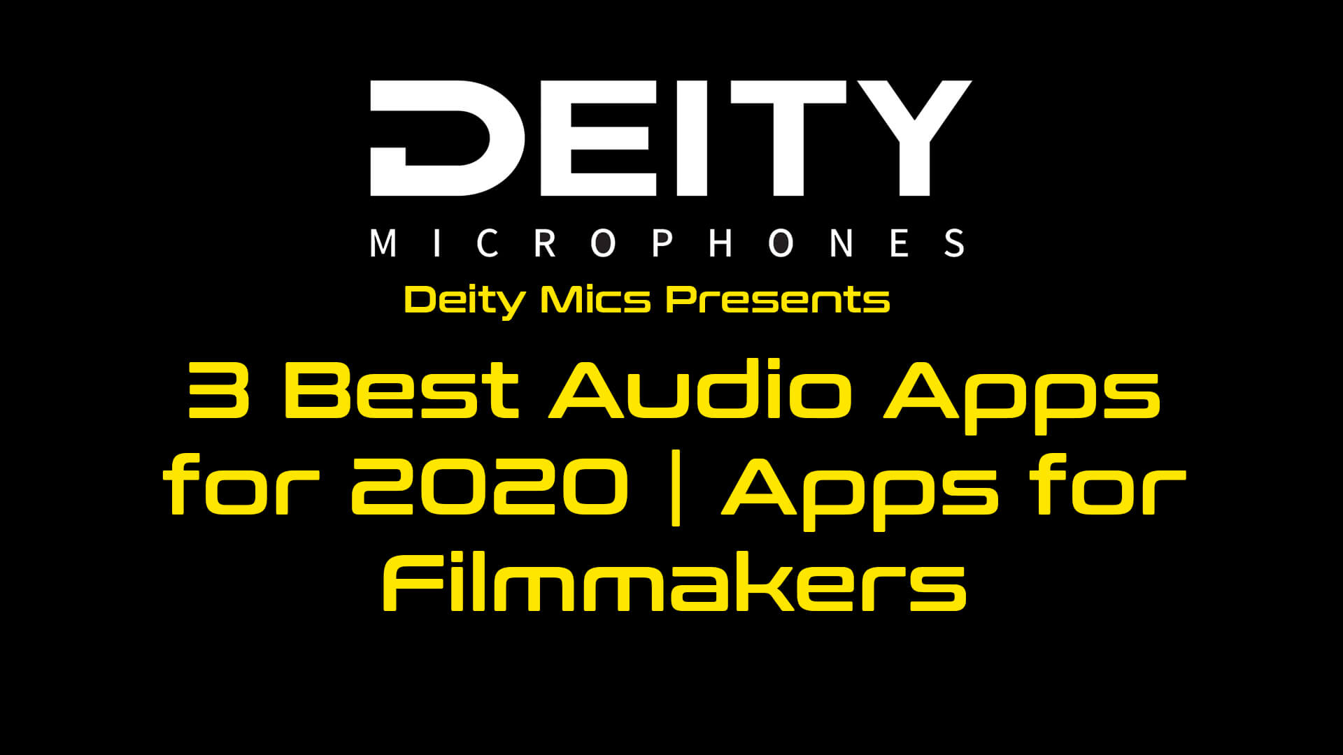 3 Best Audio Apps for 2020 | Apps for Filmmakers