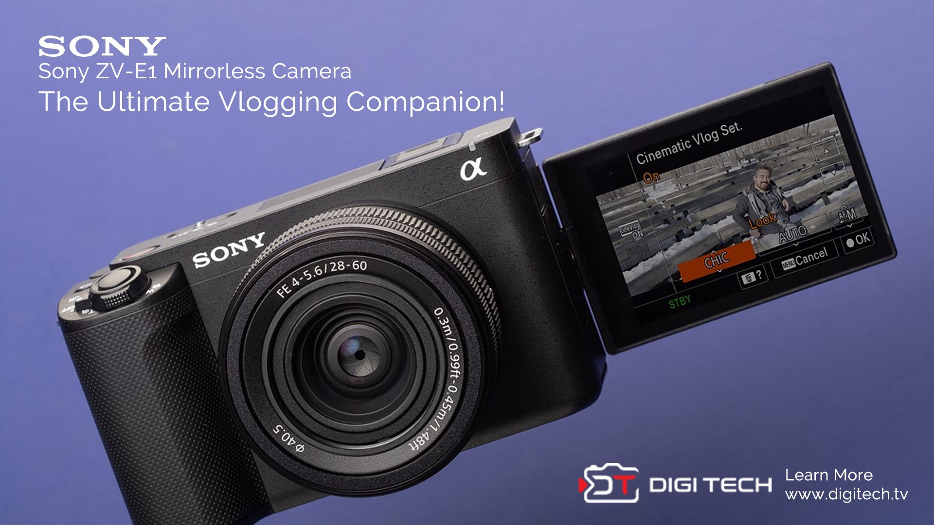 Sony ZV-E1 Filmmaking and Vlogging Camera